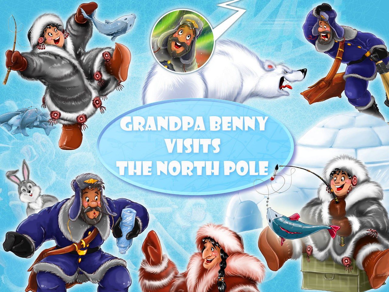 Grandpa Benny visits the North Pole